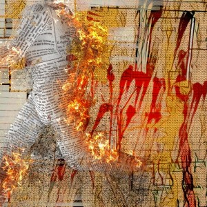 Burning Paper Man